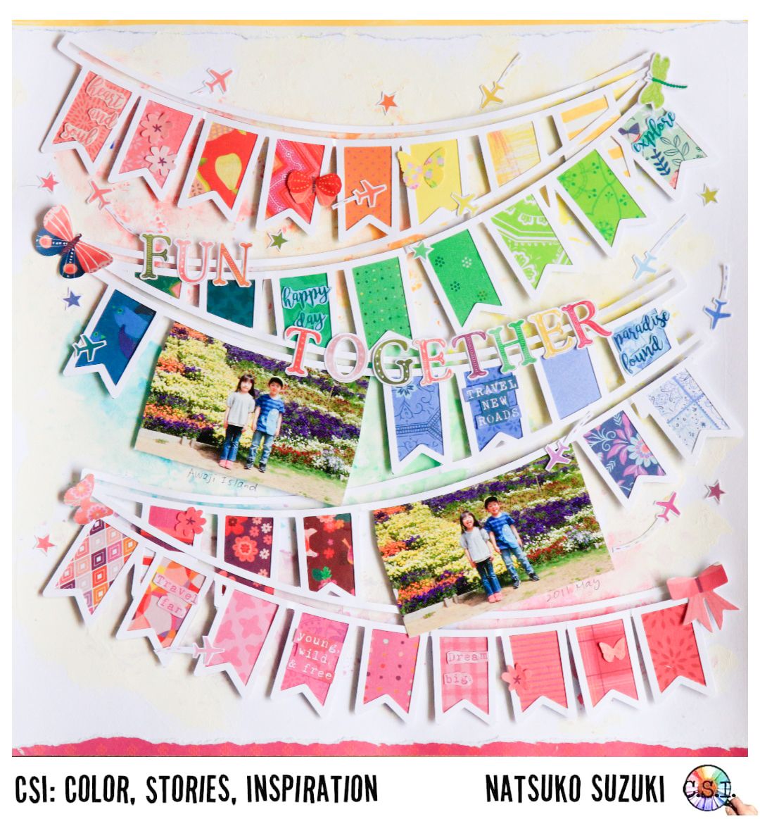 Natsuko S Little Craft Room Fun Together Csi Cold Case File 329 Dt Work 絵の具 レインボー バナー Natsuko S Little Craft Room Fun Together Csi Cold Case File 329 Dt Work 絵の具 レインボー バナー
