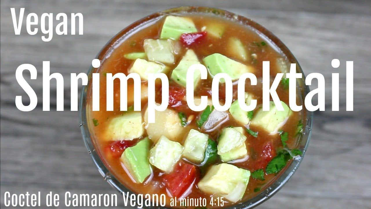 Avocado Cocktail With Vegan Shrimps Recipe Vegan Side Dishes Vegan Shrimp Avocado Cocktail