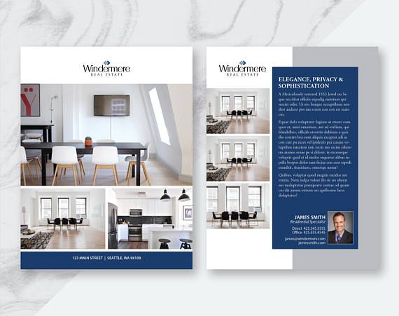 real estate flyer and postcard templates apple pages powerpoint postcard