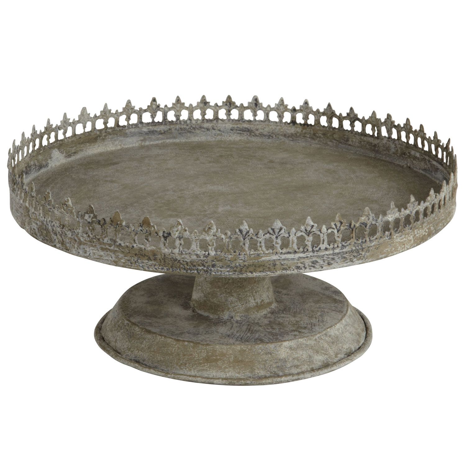 Aidan Gray Decor Metal Plate Stand AGG73 Grey decor