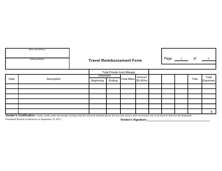 simple reimbursement form template pinterest templates and simple simple mileage form