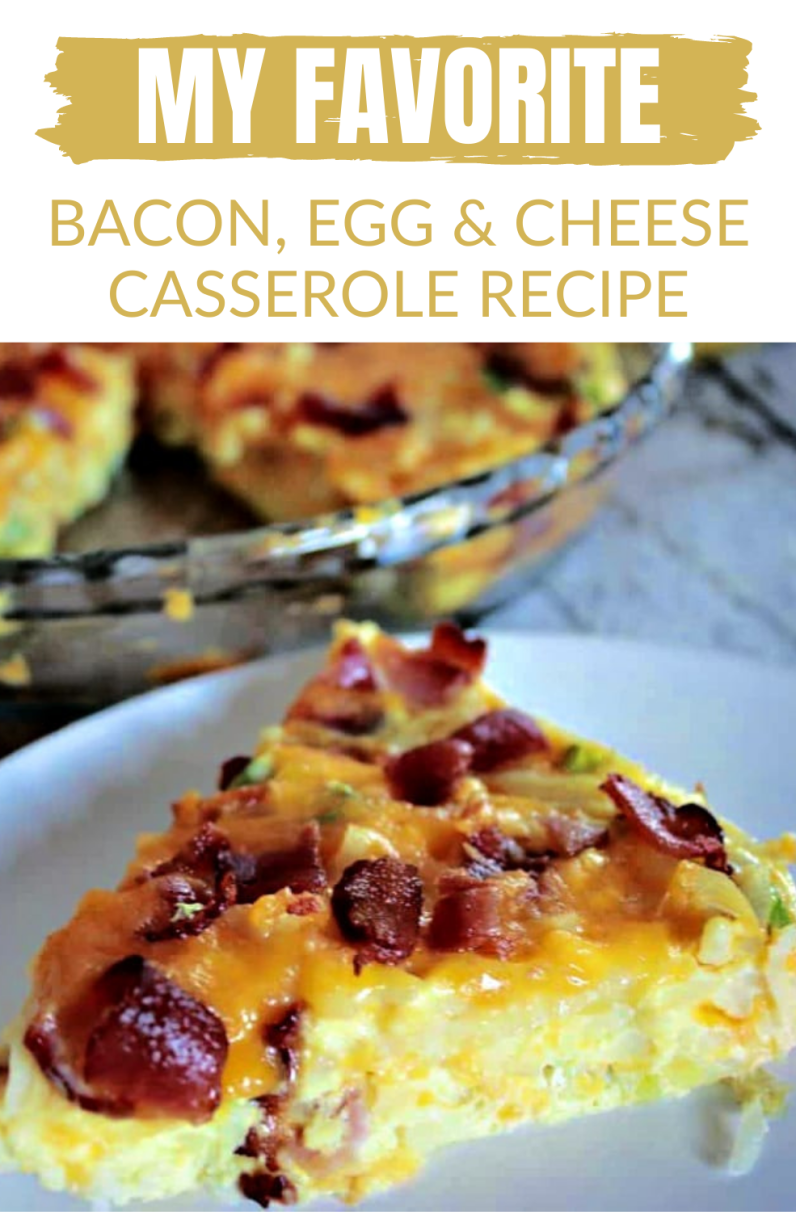 Bacon egg and cheese breakfast casserole – Artofit
