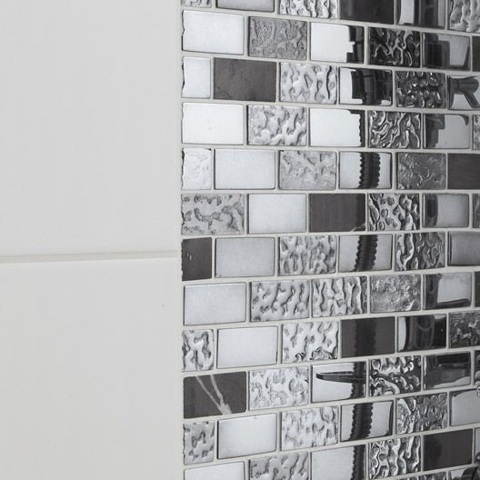 Mosaique Verre Bolognia Girs Brico Depot Carreaux Mosaique Parement Mural Carrelage Mosaique