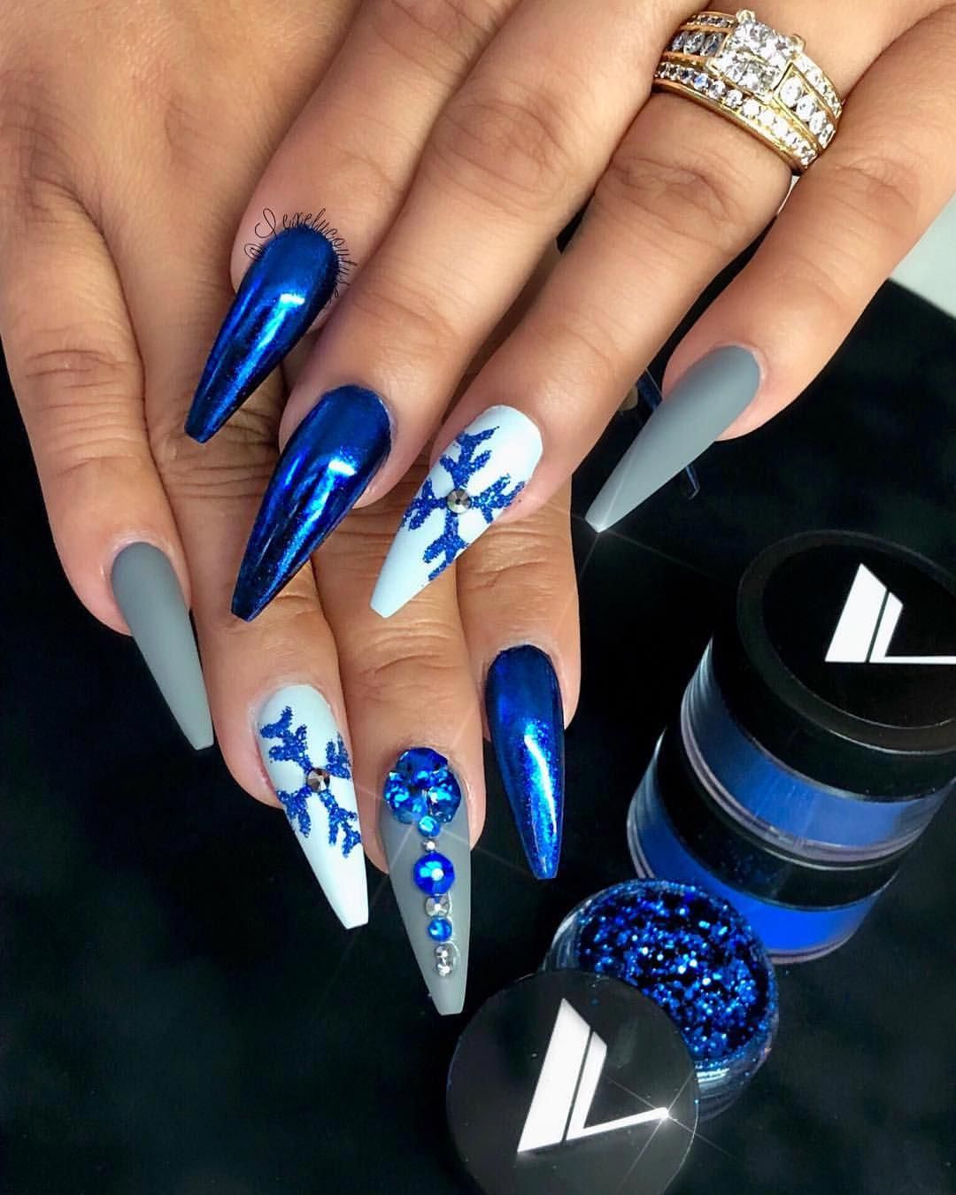 Best nails styles! winteracrylicnails