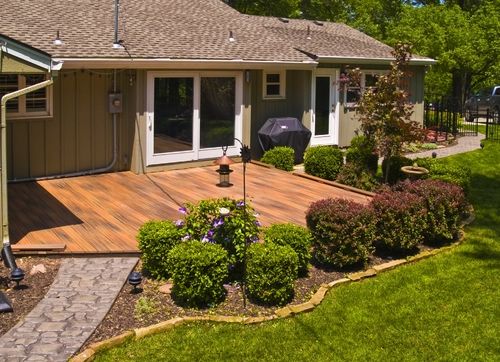 Fiberon Ground Level Deck built by All Weather Decks by ... Fiberon Ground Level Deck built by All Weather Decks by ... on Ground Level Patio Ideas id=68722