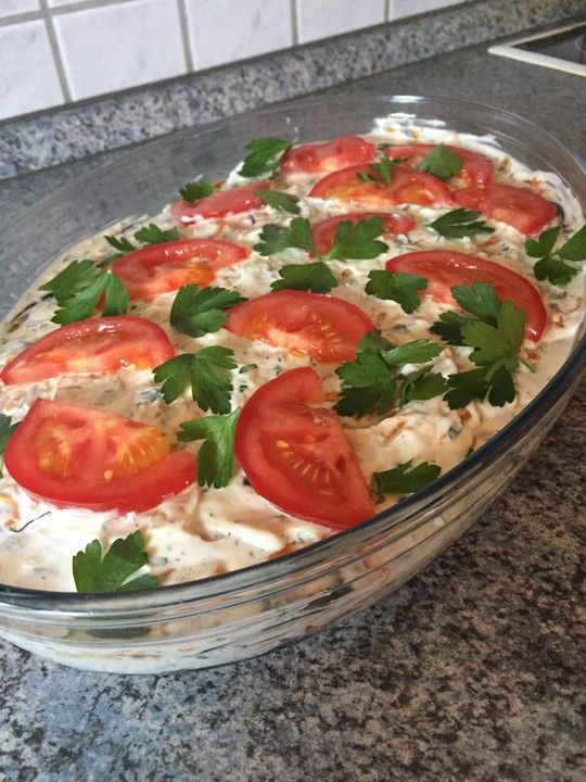 Auberginen-Tomaten-Schichtsalat von OhCinderella | Chefkoch