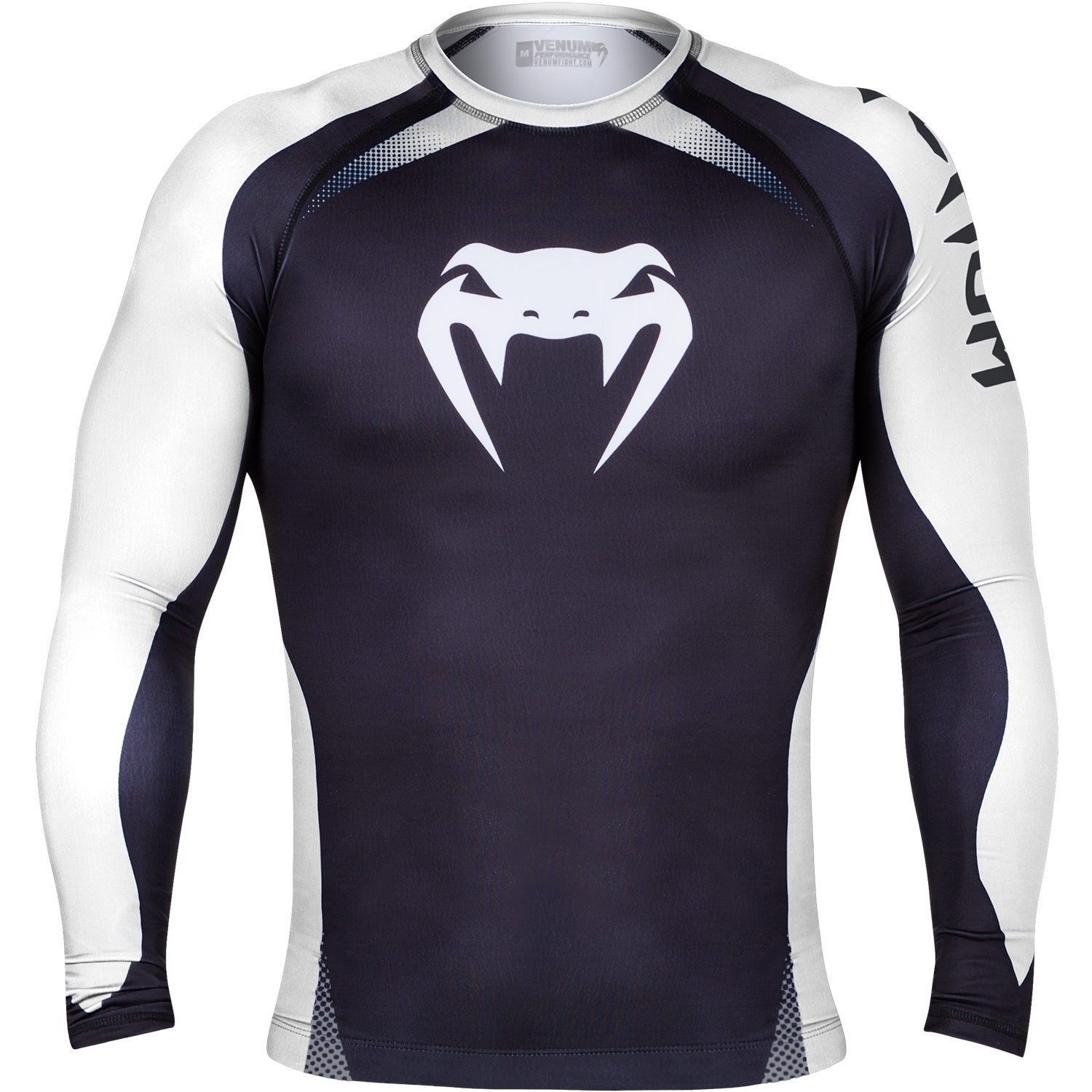 Venum Logos MMA Rash Guard BJJ Rashguard Long Sleeve Compression Top