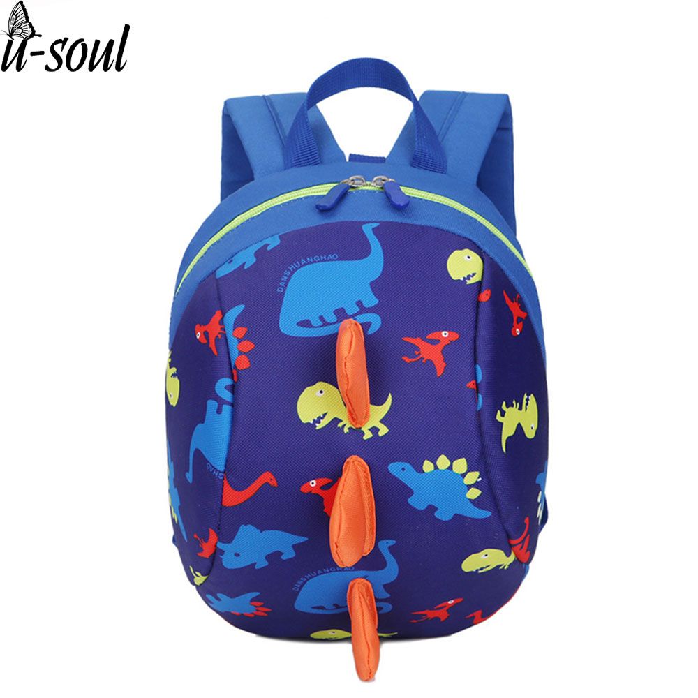 Cute Toddler Baby Boys Girls Kids Dinosaur Pattern Animals Backpack School Bag