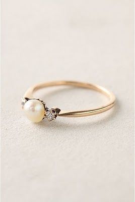 Today I Decided Pearl Engagement Rings Are Cooler Than Diamond Ones Today I Decided Pearl Engagement Rings Are Cooler Than Diamond Ones But Just