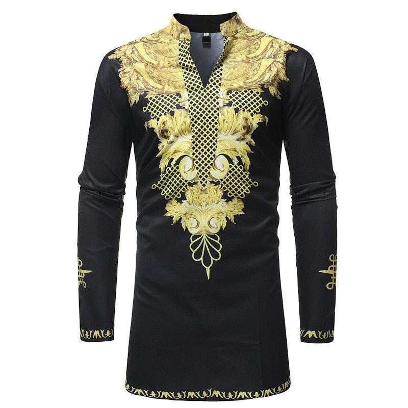 Men African Tribal Shirt Dashiki Print Succinct Hippie Top Blouse Clothing Men African Tribal Shirt Dashiki Print Succinct Hippie Top Blouse Clothing