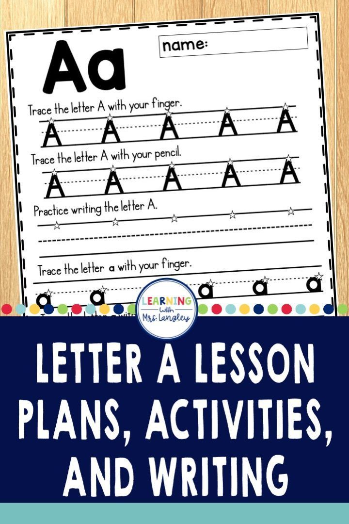 Do your students struggle when learning the alphabet? I can help! Immerse your preschool or kindergarten students in a letter a day or letter of the week to quickly gain fluency in the alphabet. Each letter lesson plan includes a week of hands on activities, book connections, handwriting, science, math, and more that will make learning the alphabet fun and engaging. Alphabet Lesson Plans, Alphabet Book, Learning The Alphabet, Nursery Rhymes Activities, Rhyming Activities, Hands On Activities, Reading Response, Reading Writing, Reading Connections