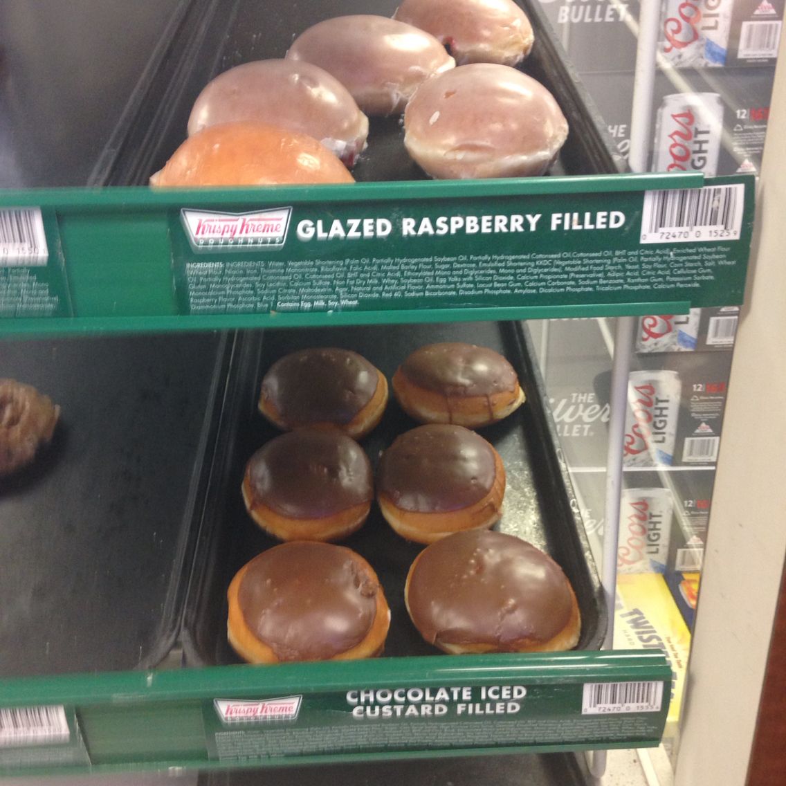 Krispy Kreme- National Doughnut Day 🍩. Custard Filling, Raspberry