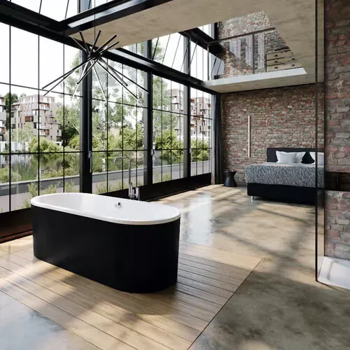 Qué es el diseño biofílico y cómo puedes aplicarlo en tu casa - Foto 1 3d Bathroom Planner, Drain, Bathroom Inspiration Colors, Alpine White, Higher Design, Industrial Chic, Clawfoot Bathtub, Tile Bathroom, Bathrooms
