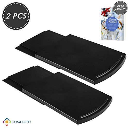 Multiuse Handy Caddy Sliding Tray 12 Premium Bpa Free Abs 2 Pcs Base Multiuse Handy Caddy Sliding Tray 12 Premium Bpa Free Abs 2 Pcs Base Smooth Rolling Wheels Stand Under Cabinet Countertop Storage Coffee Maker Toas