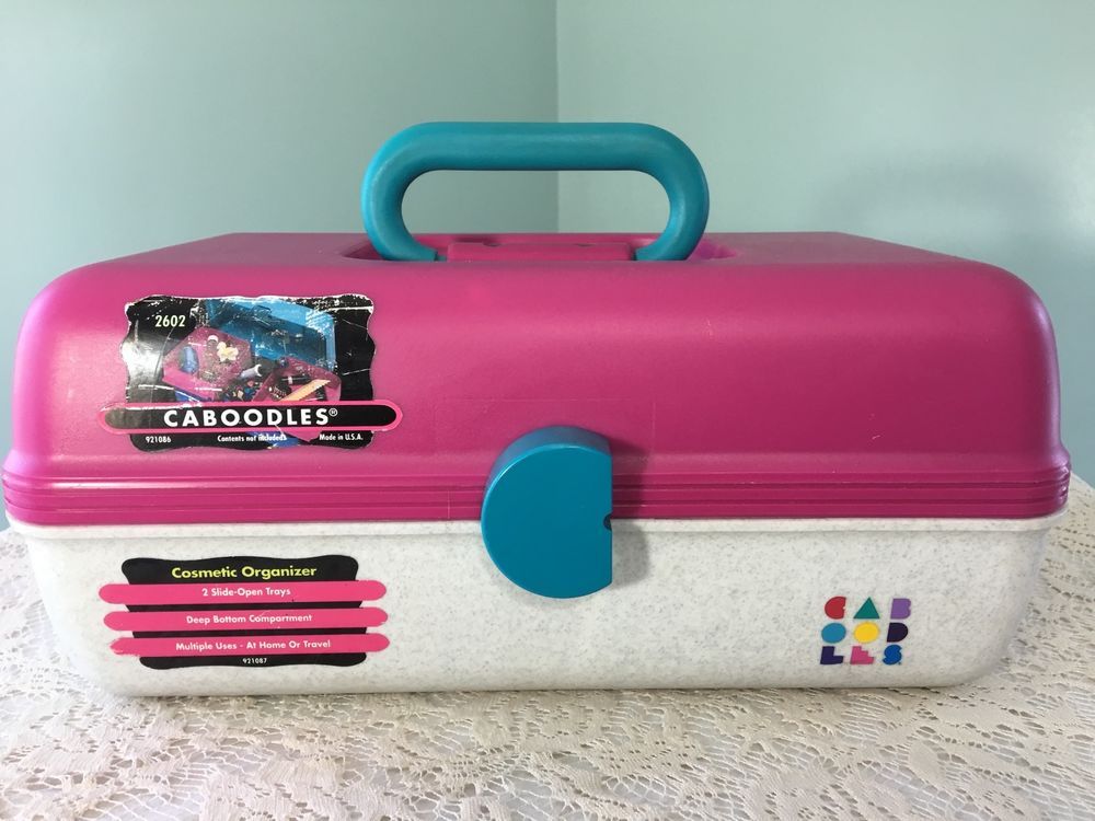 Vintage Caboodles Makeup Case 2602 Cosmetic Organizer Travel Pink