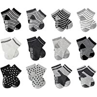 6er-pack Stoppersocken Kinder Baby ABS Socken, Anti Rutsch Socken für 0-24 Monate Baby Mädchen und jungen, von Future Founder