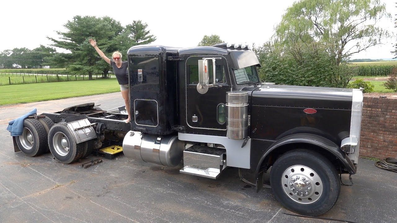 PETERBILT 379 36IN COFFIN SLEEPER IS INSTALLED FOR THE LAST TIME!!!! in