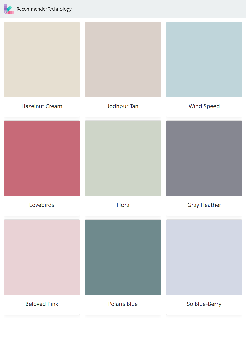Hazelnut Cream Lovebirds Beloved Pink Jodhpur Tan Flora Polaris Blue Wind Speed Gray Heather So Blue Berry Behr Paint Colors Paint Colors Behr Paint