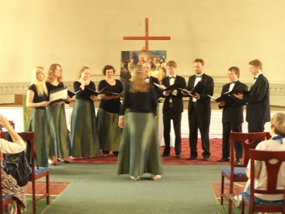 visiting danish choir singing during our sunday service on visiting danish choir singing during our sunday service on