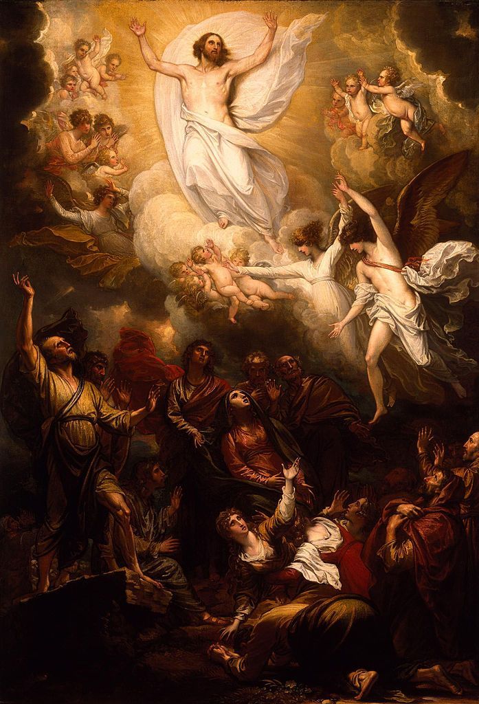 Benjamin West. The Ascension. 1801. | Pintura de jesus, Ideias ...