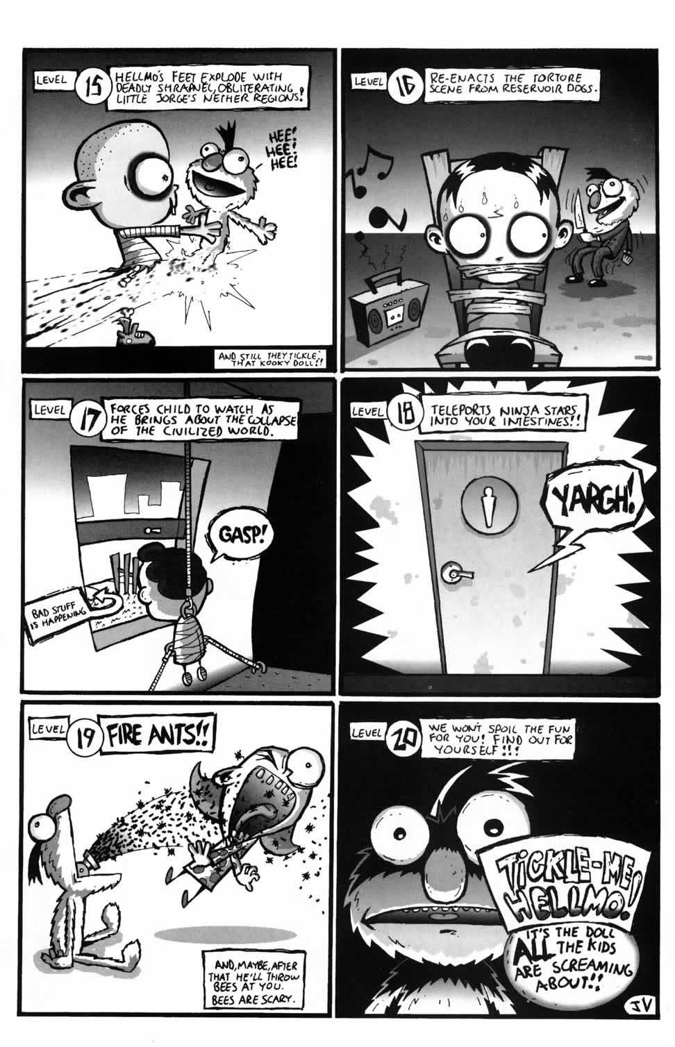 Johnny the homicidal maniac comic strip