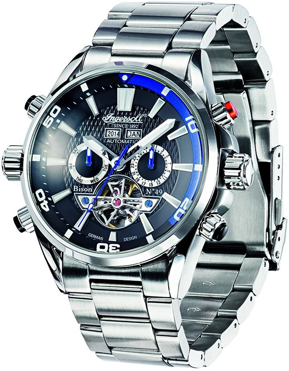Ingersoll IN1507BKBL - Reloj para hombres: Amazon.es: Relojes | Reloj, Relojes para hombre, Relojes de lujo para hombres