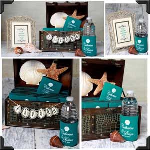 Destination Wedding Can Cooler Display Favors Koozies Destination Wedding Can Cooler Display Favors Koozies