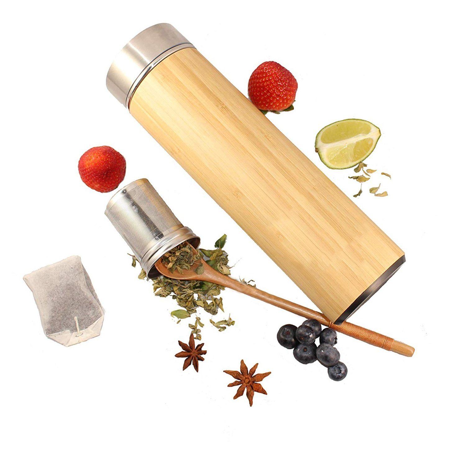 450ml Eco Friendly Stainless Steel Bamboo Thermos Bamboo Water Bottle Capacity : 16 oz. Lid : With Lid. Handle : Without Handle. Certification : CE, EU, LFGB, FDA. Color : Nature Bamboo Color. Other Capacity : 290ml, 350ml, 450ml, 500ml. Logo : Laser Printing. Bamboo Water Bottle, Fda, Lidded, Capacity, Laser, Eco Friendly, Printing, Handle, Stainless Steel