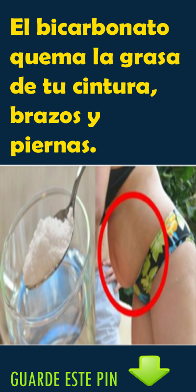Es verdad que el bicarbonato sirve para adelgazar