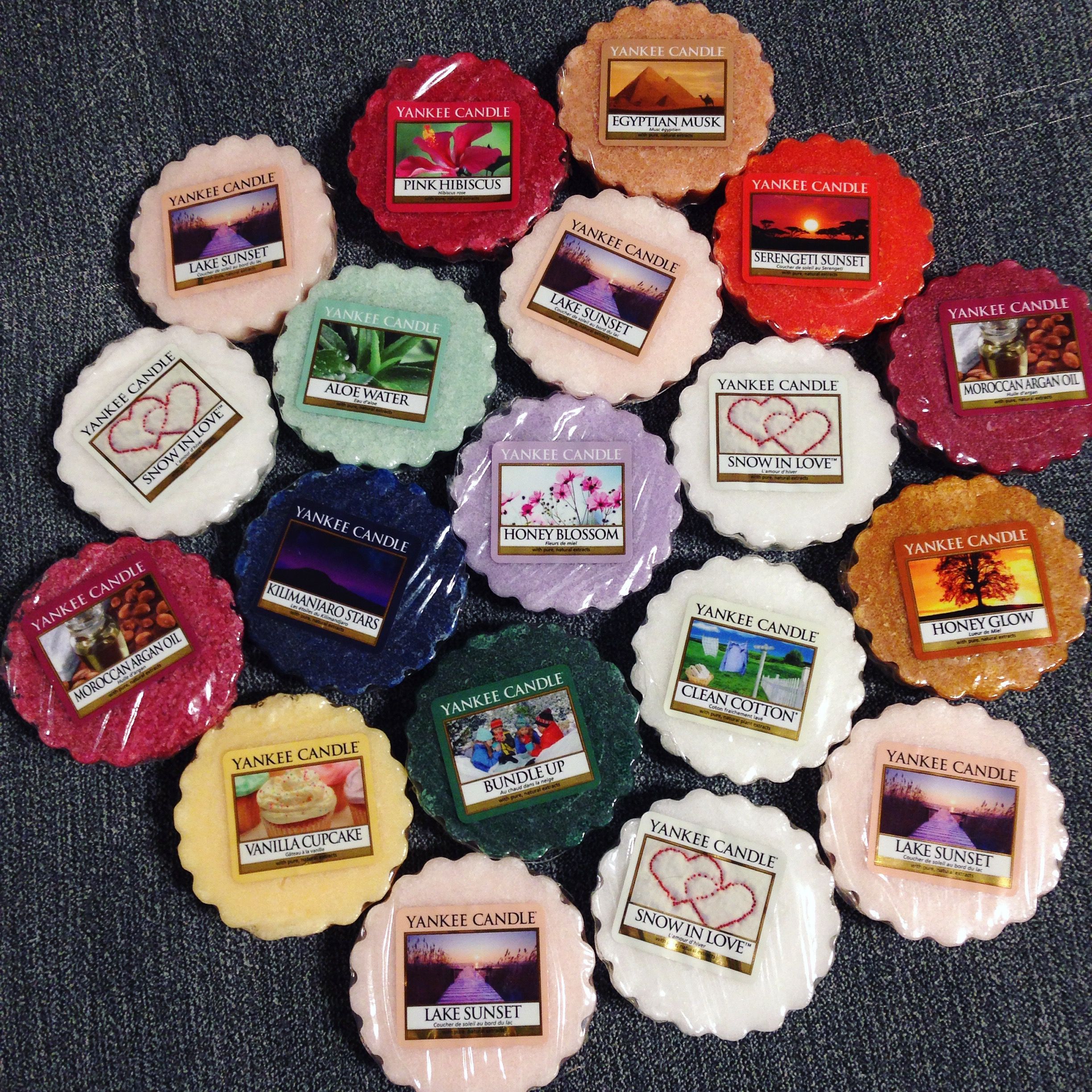 Assortiment de Senteurs Fruit/ées Pack de 10 Bougies Parfum/ées sans M/èche Yankee Candles/® Design Tartelettes