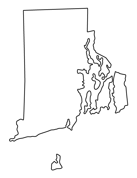 Rhode Island Maps Including Outline and Topographical Maps - sfgoqvs.cf rhode island map outline