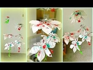 *DIY Hanging Flowers Paper Decorations*