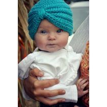 🧶Turbante/Gorro tejido a Dos Agujas para bebé 🍼 paso a paso 