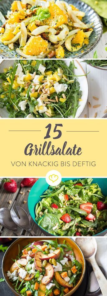 20 Salate zum Grillen, die nach Sommer schmecken #cookiesalad