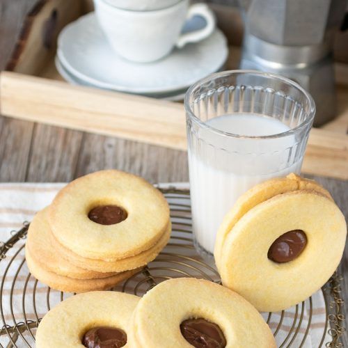 Biscotti occhi di bue alla nutella | Profumo di Cannella e Cioccolato