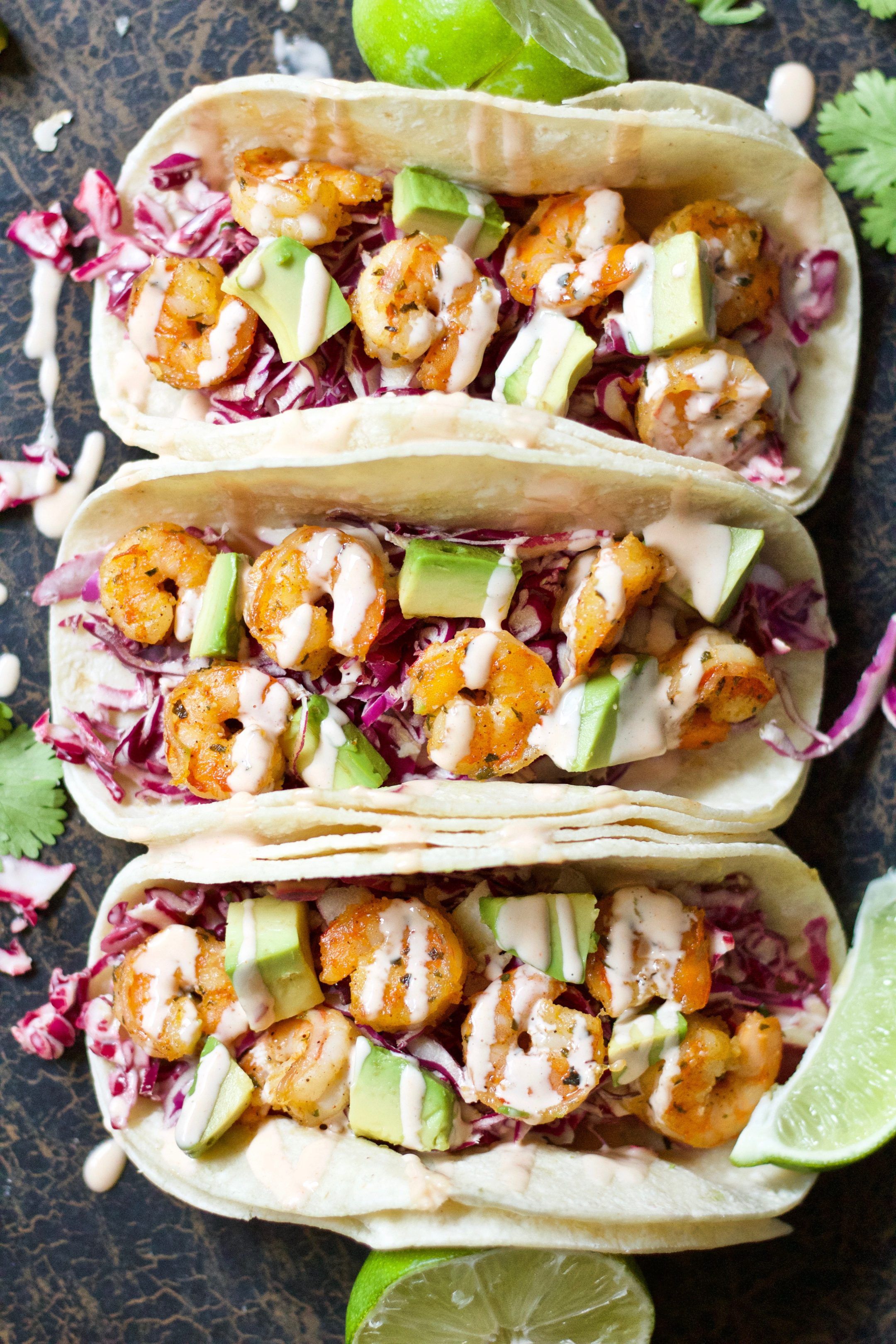 Easy Mexican Shrimp Tacos Recipe Shrimp Taco Recipes Taco Recipes recipe-index-the-lemon-bowl