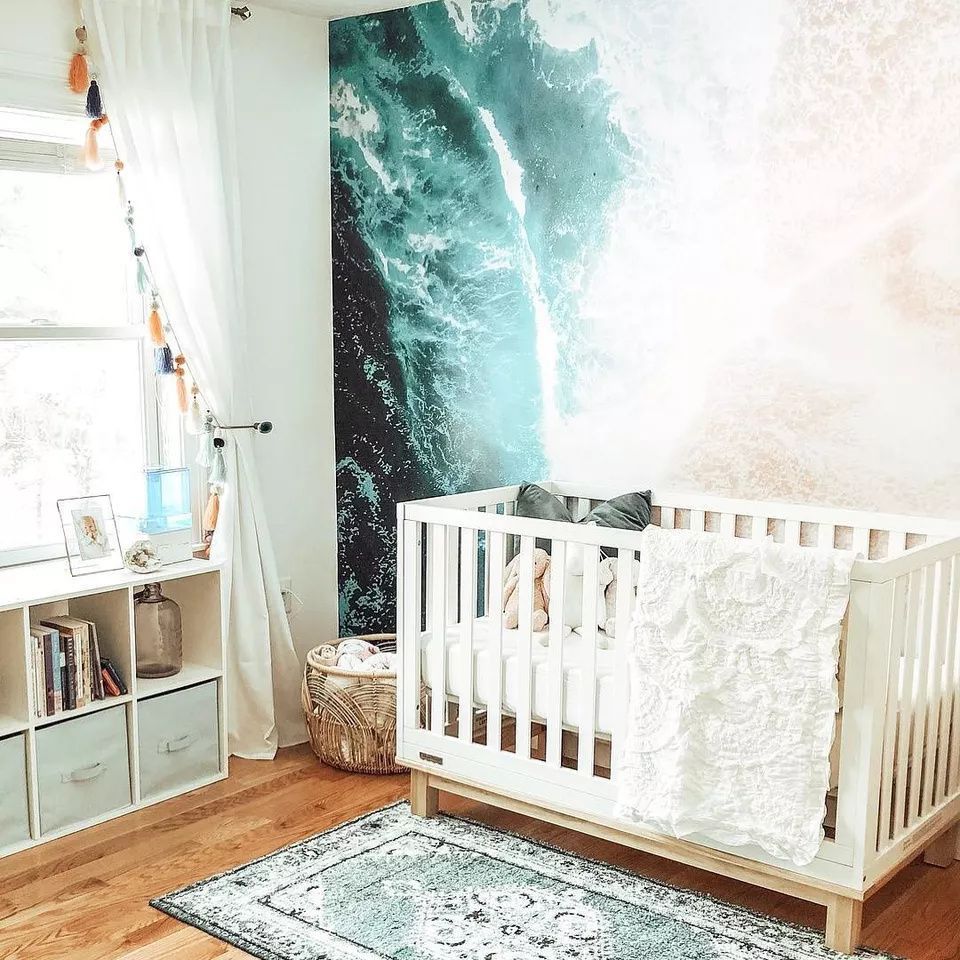 Just Beachy: 25 Beach-Themed Nurseries with Coastal Charm | Ocean