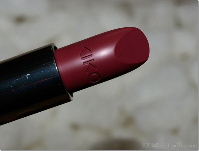 Kiko Velvet Mat Lipstick 614 Lampone Scuro Mat Lipstick Lipstick Kiko