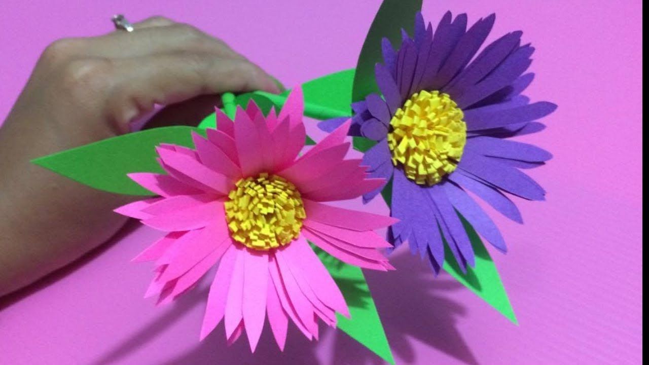 Crepe paper asters 18 Crepe paper asters 37