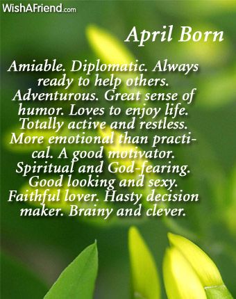 Birth Stones Months April Month Signs Birth Month