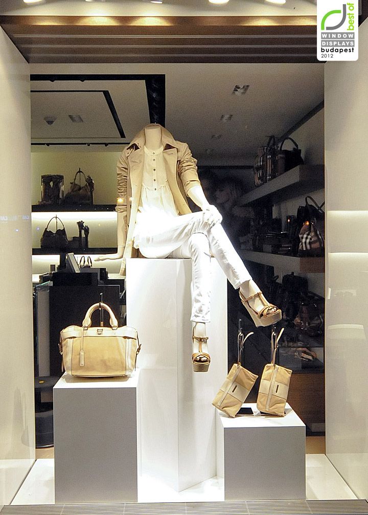 Burberry Window Displays Summer 2012 Budapest Fashion Window Display Window Display Summer Window Display