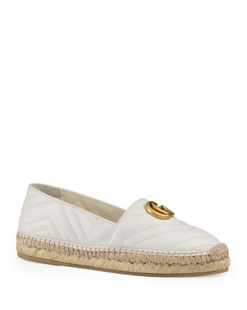 gucci women's pilar leather espadrille flats