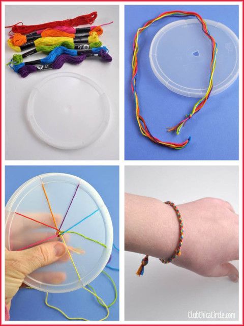pic How To Make Plastic Bracelets how to make a friendship bracelet with