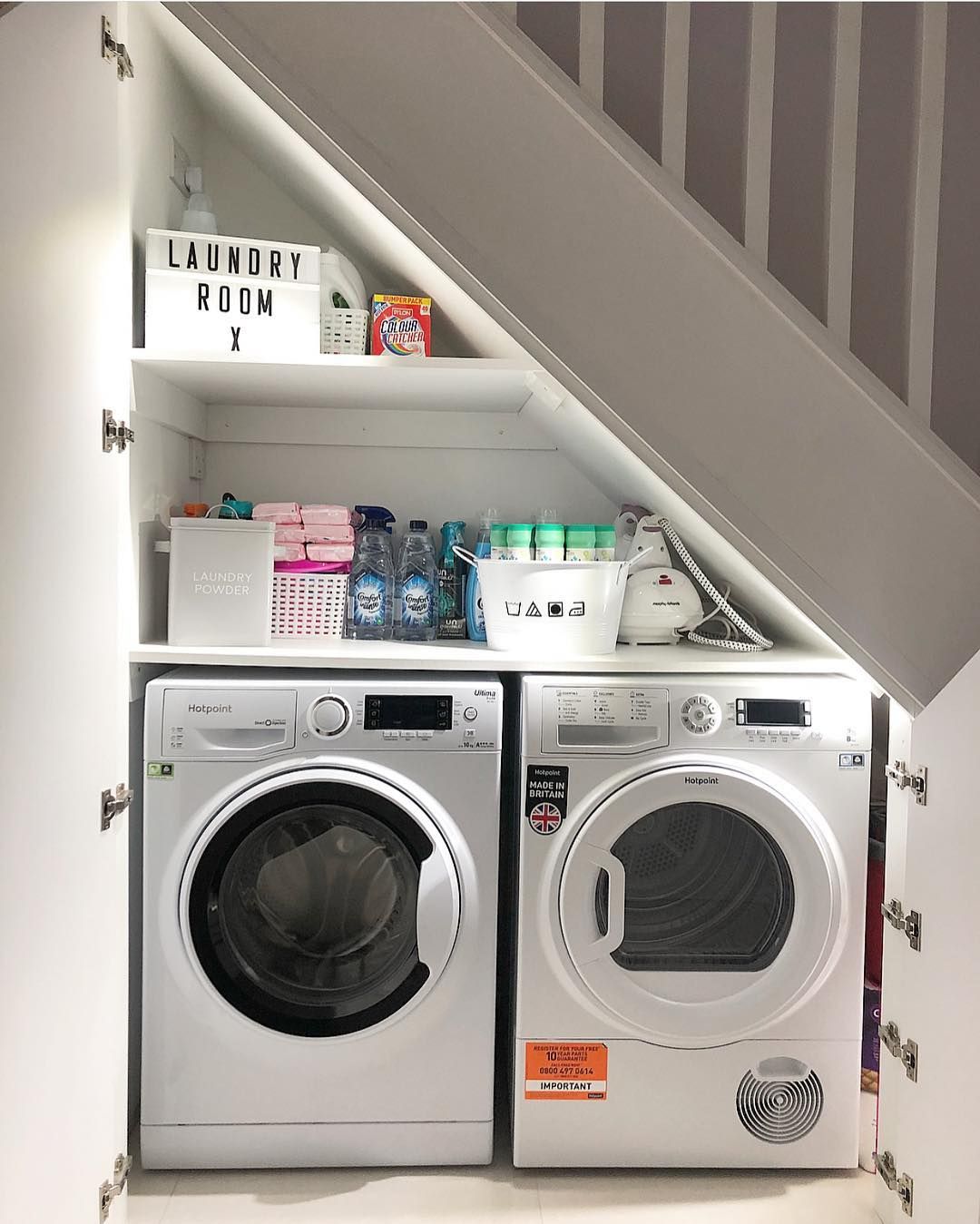pics Under Stairs Laundry Closet pinterest