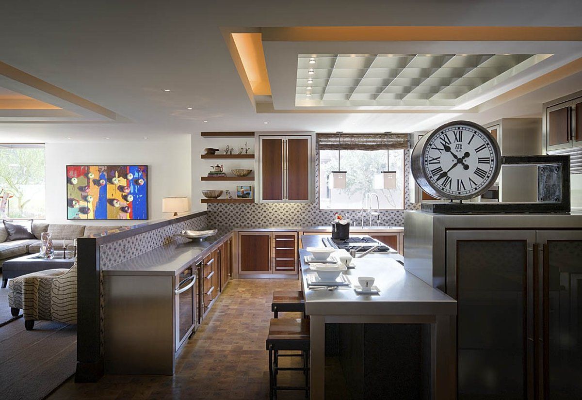 Kitchen in Indian Wells, CA by Harte Brownlee & Associates | Contemporary kitchen, Modern desert ...