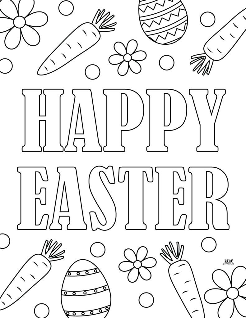 Easter coloring pages 51 free printables printabulls Artofit