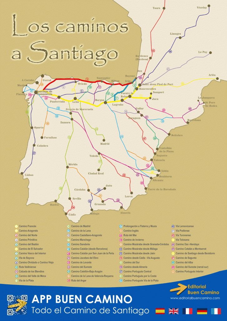 Rutas Camino De Santiago Cuántas Hay Y Cómo Elegir Camino De