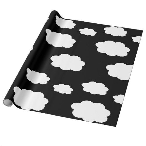 Cloud Print Wrapping Paper Print wrapping paper, Modern birthday