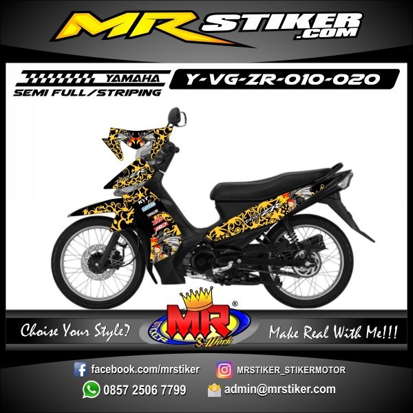 Stiker motor decal Vega ZR Dayak Culture Yamaha, Moped, Decals, Motorcycle, Culture, Vehicles, Tags, Sticker, Decal