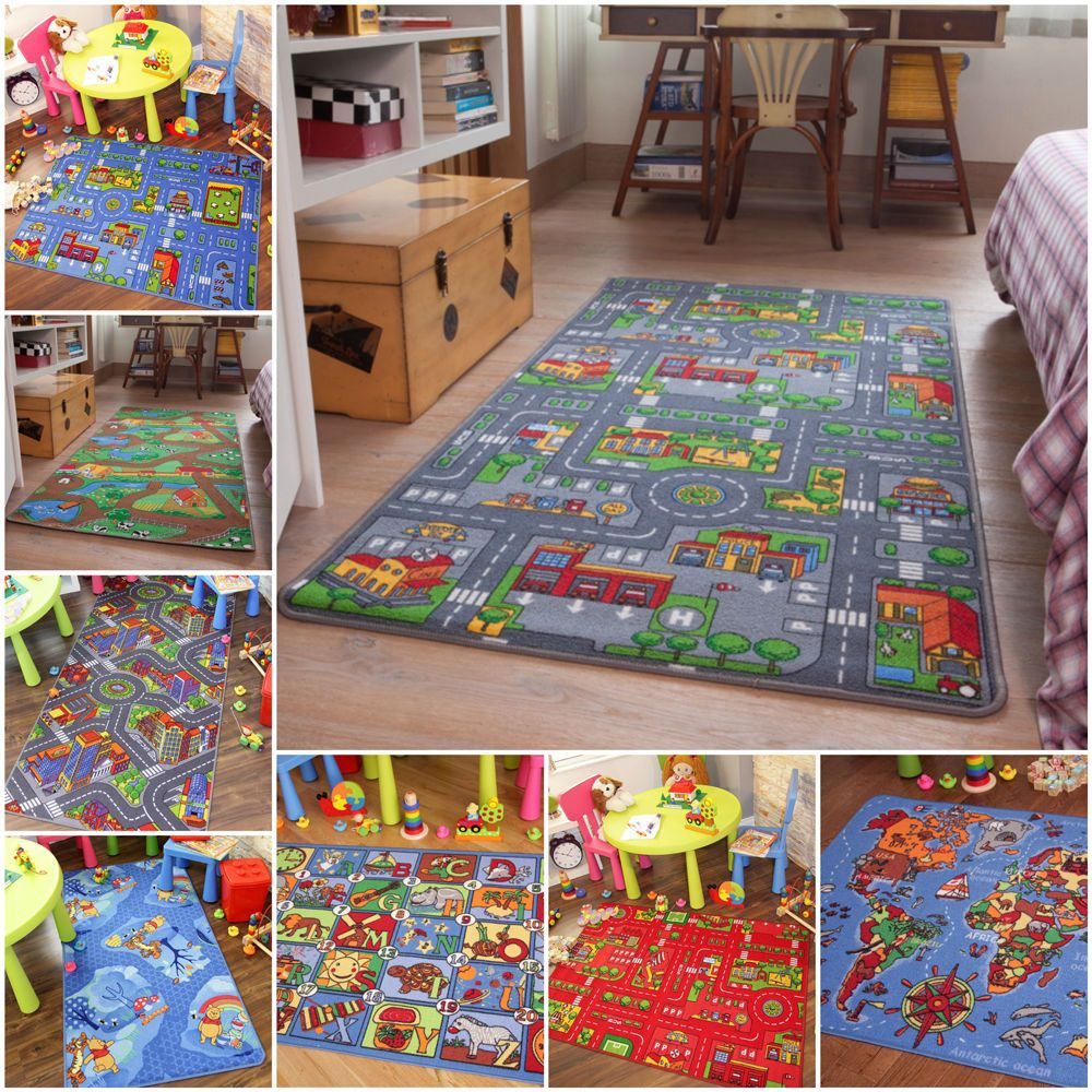 Children S Rugs Boys Play Mat Roads Farm Letters Small Large Children S Rugs Boys Play Mat Roads Farm Letters Small Large Kids Carpets